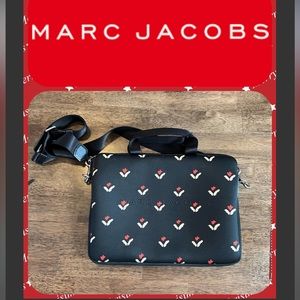Marc Jacobs Neoprene Tulip Print Tech Laptop Bag